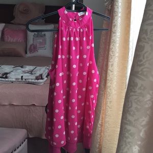 Pink Polka Sot Summer Top